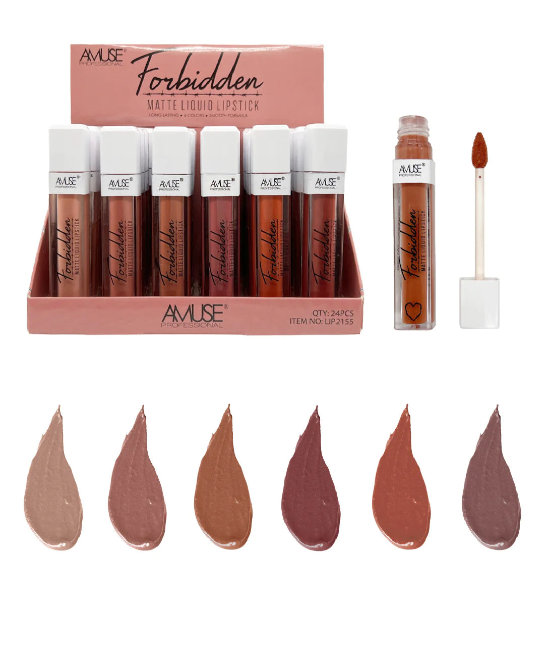 AMUSE - FORBIDDEN MATTE LIQUID LIPSTICK